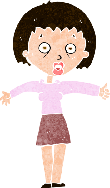 Bir insan tarafından çizilen karikatür hayrete düşürüyor.