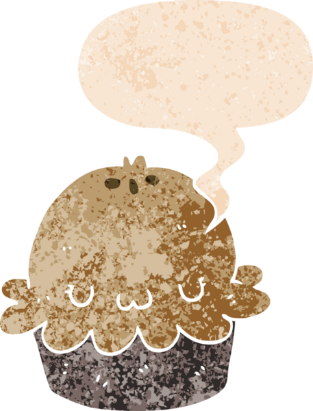 Bir insan tarafından çizilmiş grunge dertli retro biçimli konuşma baloncuklu şirin çizgi film turtası