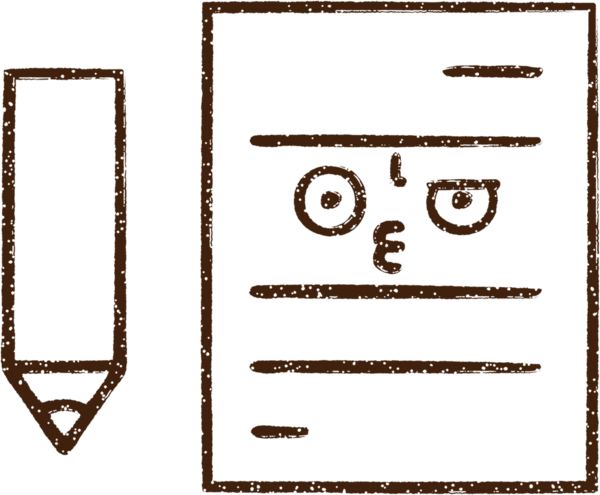 Bir insan tarafından çizilen Harf Kömürü