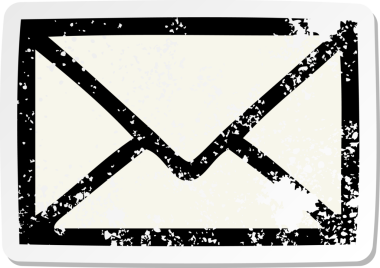 Bir insan tarafından çizilmiş şirin bir karikatür kağıdının sıkıntılı çıkartması.