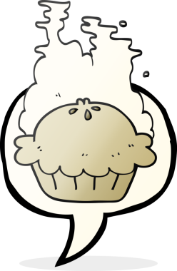 Bir insan tarafından çizilmiş serbest konuşma balonu karikatürü.