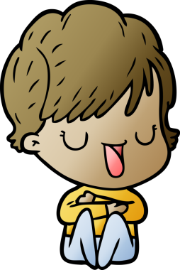 Bir insan tarafından çizilmiş bir karikatür kadın konuşuyor.