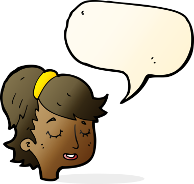 Bir insan tarafından çizilmiş güzel bir kadın yüzü.