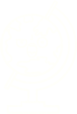 Bir insan tarafından çizilen Dünya Tebeşiri