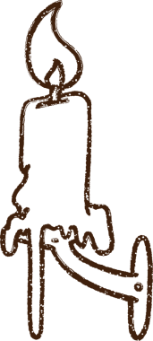 Mum Kömürü Bir insan tarafından çizilmiş