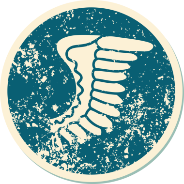 Bir insanın çizdiği kanadın sembolik dövmeli görüntüsü