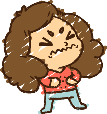 Bir insan tarafından çizilen Kızgın Kadın Tebeşiri