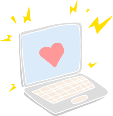 Bir insan tarafından çizilmiş düz renk çizgi filmi