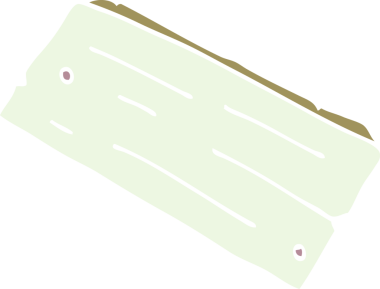 Bir insan tarafından çizilmiş ahşap karalama tahtası.