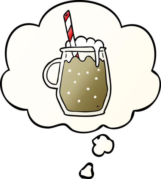 Düşünce baloncuklu karikatür kök birası bir insan tarafından çizilmiş.