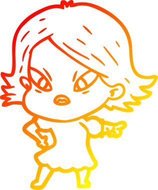 Bir çizgi film karakteri, bir insan tarafından çizilmiş...