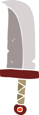 Bir insan tarafından çizilmiş karalama hançeri.