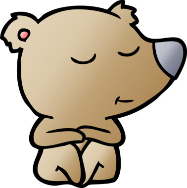 Bir insan tarafından çizilmiş bir çizgi film karakteri.