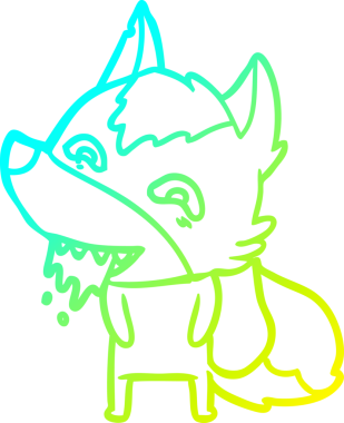 Bir insan tarafından çizilmiş karikatür çizimi.