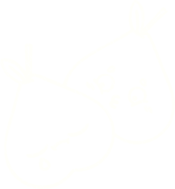 Bir insan tarafından çizilen Armut Tebeşiri