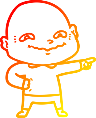 Bir insan tarafından çizilmiş ürkütücü bir çizgi film çizimi.