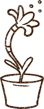 Bir insan tarafından çizilen Çiçek Kömürü