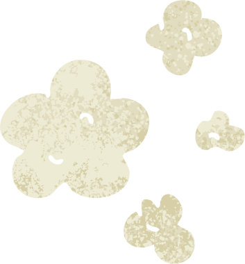 Bir insan tarafından çizilmiş retro illüstrasyon tarzı tuhaf karikatür bulutları