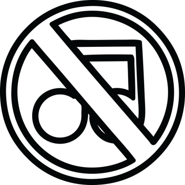 bir insan tarafından çizilmiş müzik simgesi yok