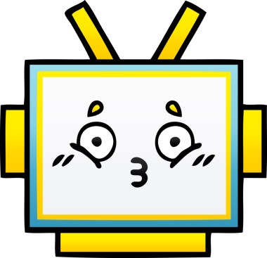 Bir insan tarafından çizilmiş robot kafasının gölgeli çizimi