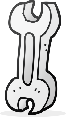 Bir insan tarafından çizilmiş serbest çizgi film anahtarı.