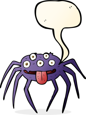 Bir insan tarafından çizilmiş iğrenç bir cadılar bayramı karikatürü.