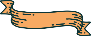 Bir insan tarafından çizilmiş bir pankartın ikonik dövme şekli