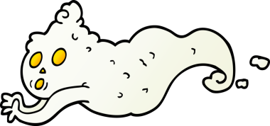 Bir insan tarafından çizilmiş vektör eğimli çizim karikatürü.