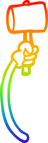 gökkuşağı gradyan çizimi bir insan tarafından çizilmiş eski el hareketlerinin çizimi