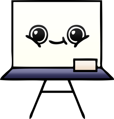 Bir insan tarafından çizilmiş beyaz bir karikatür.