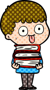 Bir insan tarafından çizilmiş çizgi film adamı.