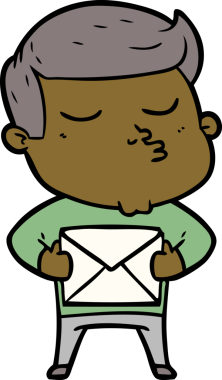 Bir insan tarafından çizilmiş karikatür mankeni adam.