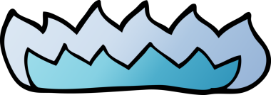 bir insan tarafından çizilmiş karikatür gaz alevi