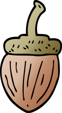 Bir insan tarafından çizilmiş karikatür palamudu.