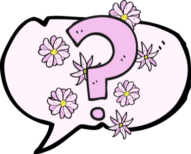 Bir insan tarafından çizilmiş serbest konuşma balonu soru işareti