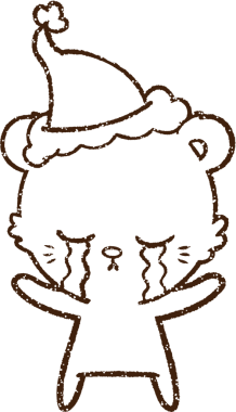 Üzgün Kutup Ayısı Kömürü Bir insan tarafından çizilmiş