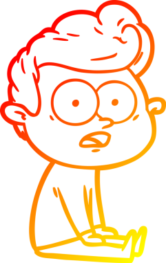 İnsan tarafından çizilmiş bir çizgi film karakteri.