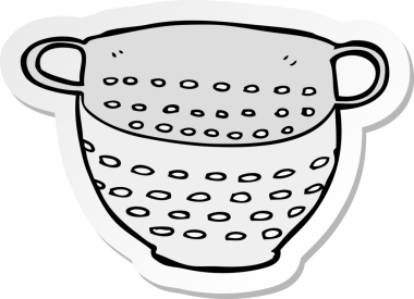 Bir insan tarafından çizilmiş bir çizgi film kevaşesinin çıkartması.