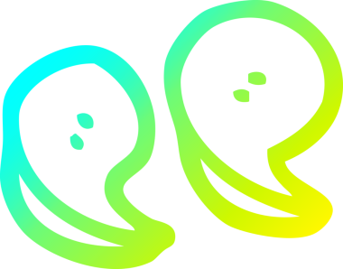 Bir insan tarafından çizilmiş bir karikatür tırnak işareti.