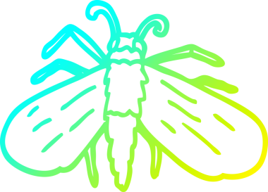 Bir insan tarafından çizilmiş karikatür arısı çizimi