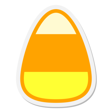 Bir insan tarafından çizilmiş mısır etiketi.