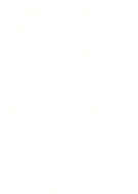 Bir insan tarafından çizilen Kutup Ayısı Tebeşiri