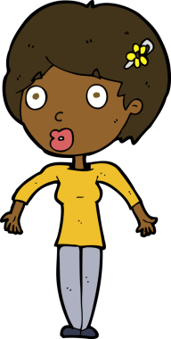 Bir insan tarafından çizilmiş bir karikatür.