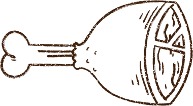 Pişmiş Et Kömürü Bir insan tarafından çizilmiş