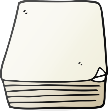 Bir insan tarafından çizilmiş serbest çizim kağıt yığını