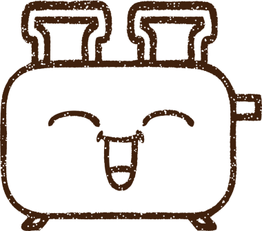 Bir insan tarafından çizilmiş tost makinesi kömürü.