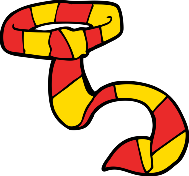 Bir insan tarafından çizilmiş çizgili karikatür.