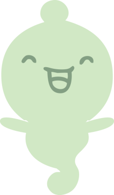 Bir insan tarafından çizilmiş şirin cadılar bayramı hayaleti.