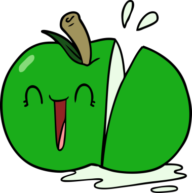 Bir insan tarafından çizilmiş mutlu çizgi film.