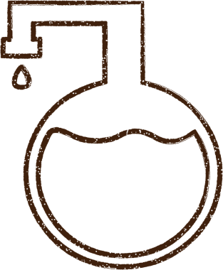 Bilim Deneyi Kömür Çizimi Bir insan tarafından çizildi